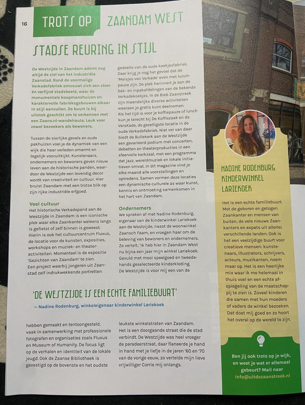 Instagram post from lariekoekzaandam. This post is in position 0.