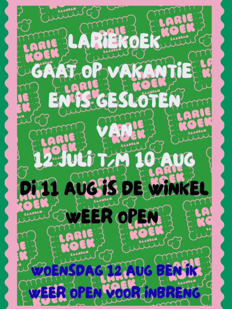 Instagram post from lariekoekzaandam. This post is in position 0.