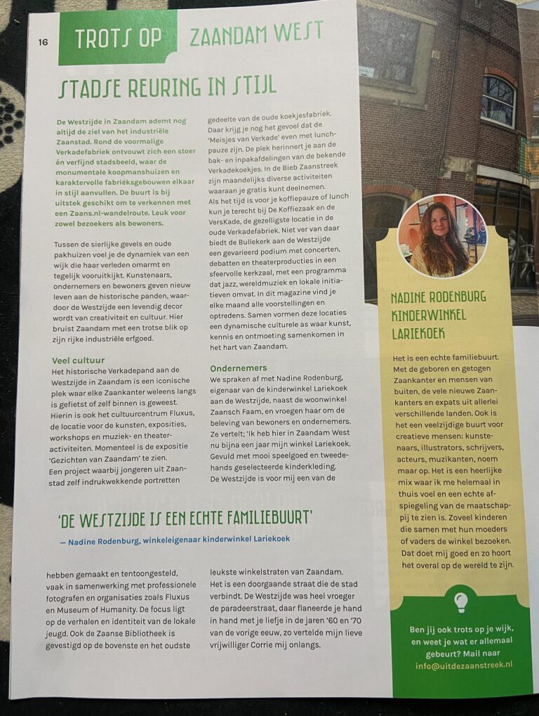 Instagram post from lariekoekzaandam. This post is in position 5.